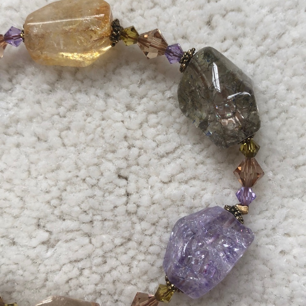 Crystal Breaded Bracelet - Picture 3 of 3